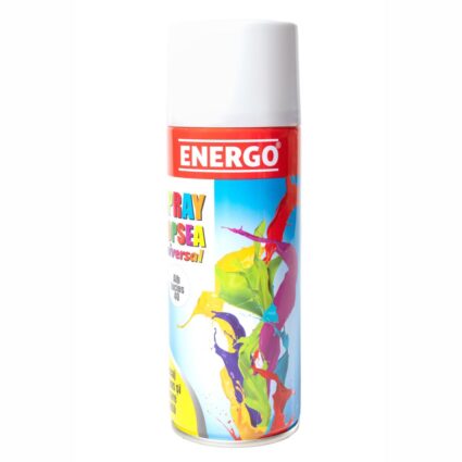 Spray vopsea UNIVERSAL alb lucios 40 volum 450ml