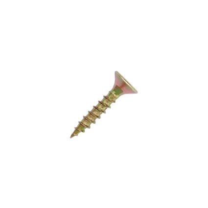 Surub autofiletant lemn SA-CI cap inecat PZ2 D-3.5mm L-14mm DIN7505 zincat-galben ZZ