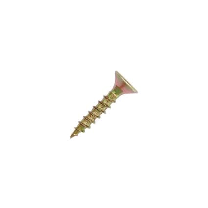 Surub autofiletant lemn SA-CI cap inecat PZ2 D-4.0mm L-20mm DIN7505 zincat-galben ZZ