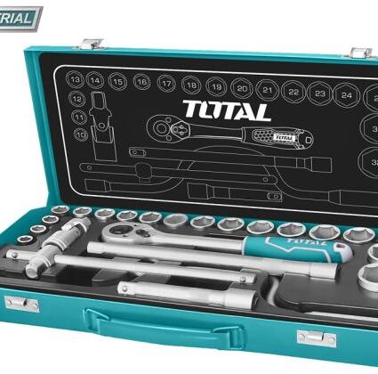 TRUSA DE CHEI TUBULARE 1/2 CU ANTRENOR 24 PIESE (INDUSTRIAL) – TOTAL