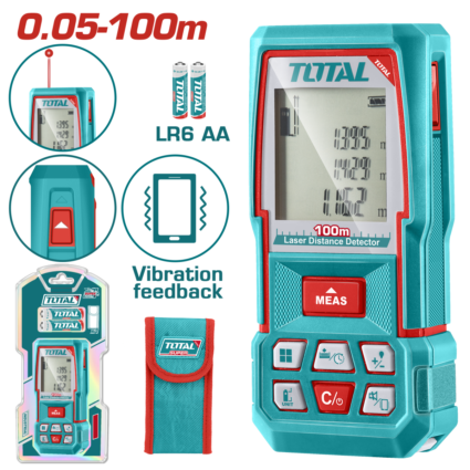 Aparat Laser Pentru Masurare Distanta, Interval De Masure 0.05-100M – Total