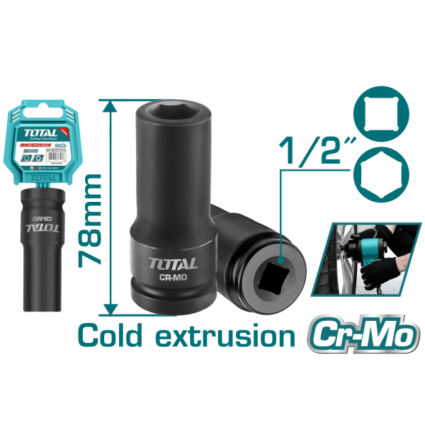 Cheie Tubulara De Impact – 12X78Mm – Total