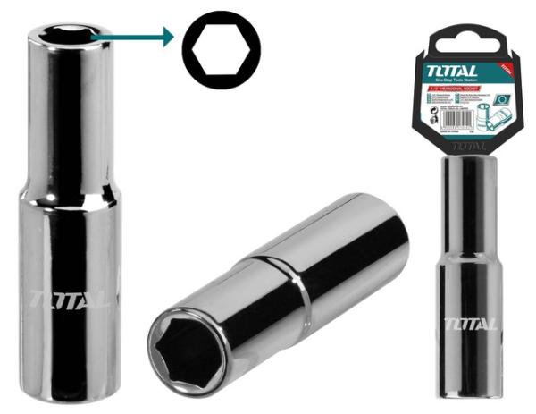 CHEIE TUBULARA LUNGA - 1/2", 14MM (INDUSTRIAL) - TOTAL