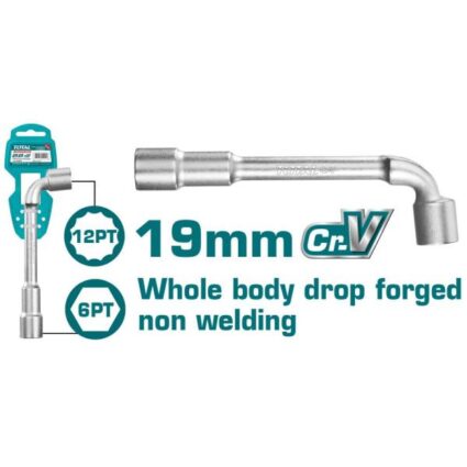 Cheie Tubulara Tip L – 19Mm (Industrial) – Total