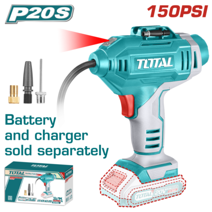 Compresor Aer – 150Psi/10.34Bar – Li-Ion – 20V (Nu Include Acumulator Si Incarcator) – Total