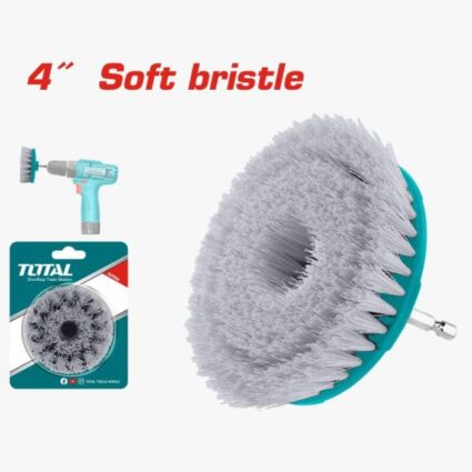 Perie Moale 4” Pentru Sticla, Plastic, Covoare – Total