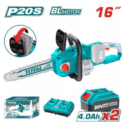 Drujba – 16” – Li-Ion – 40V (Include 2 Acumulatori + 1 Incarcator) – Total, Brushless