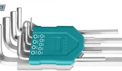 SET 9 CHEI IMBUS HEXAGONALE: 1.5-10MM, CR-V – EXTRA LUNG (INDUSTRIAL) – TOTAL