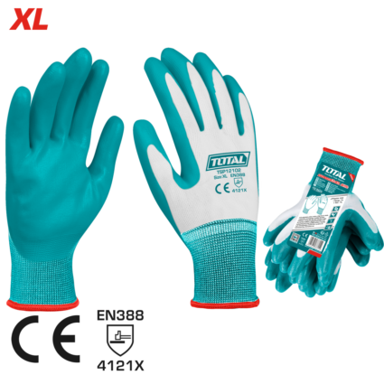 Manusi De Protectie – Nitril + Textil – Xl – Total – Tsp12102