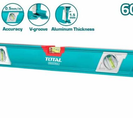 Nivela Cu Bula – 60Cm – Precizie 0.5Mm (Industrial) – Total