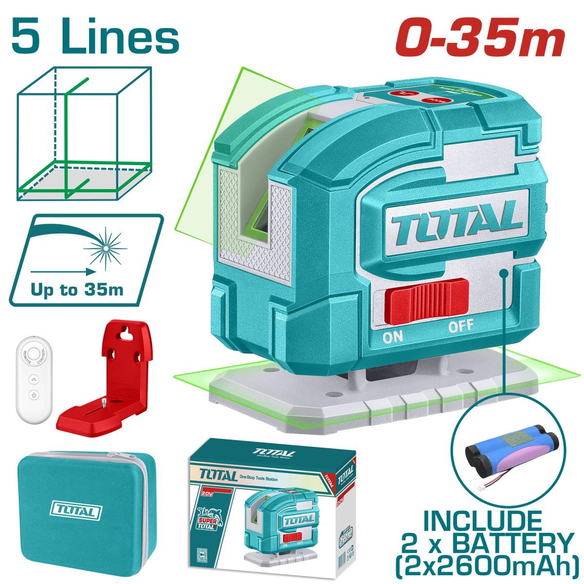NIVELA LASER 0-35M - TOTAL