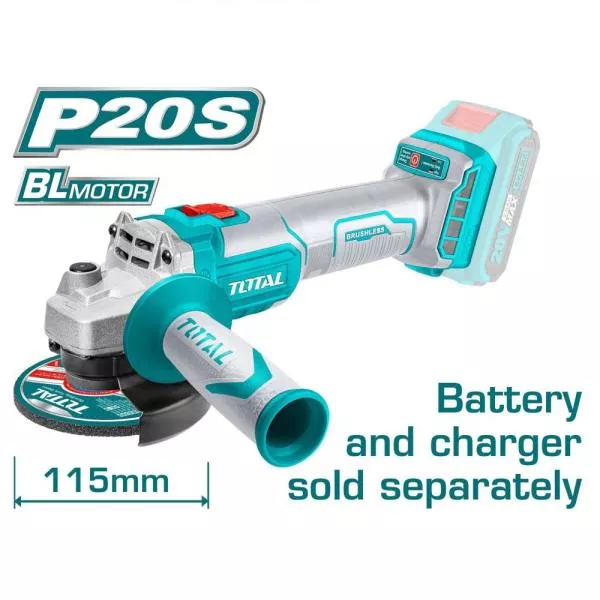 Polizor Unghiular - 115Mm - Li-Ion - 20V (Industrial) - Total - imagine 2