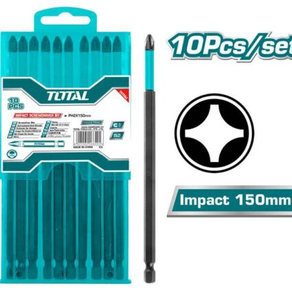 Set 10 Biti De Impact Ph2X150Mm – Total, disc 150mm