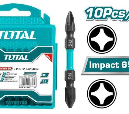 Set 10 Biti De Impact Ph2Xph2X65Mm – Total
