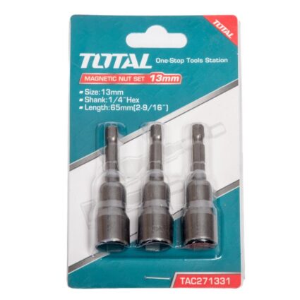 Set 3 Chei 13Mm -1/4″ Hex – 65Mm – Total