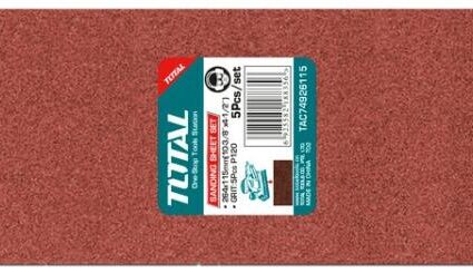 SET 5 BUC HARTIE ABRAZIVA PENTRU SLEFUITOR 264x115mm – TOTAL