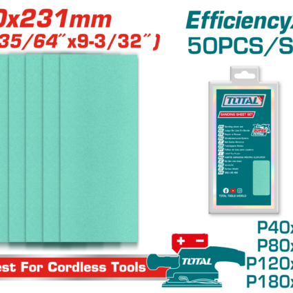 Set 50 Foi Smirghel 90X231 Mm – Total
