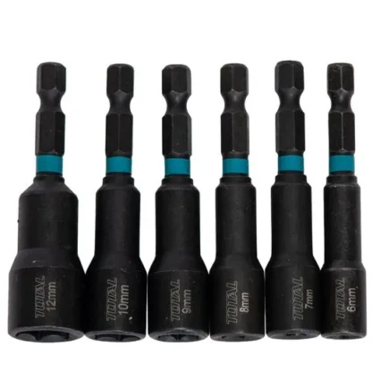 Set 6 Chei -1/4″ Hex – 65Mm – Total