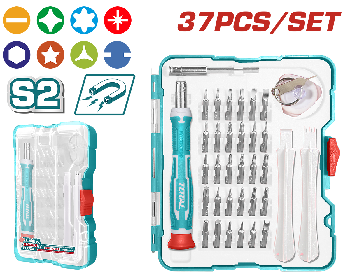SET SURUBELNITE DE PRECIZIE - 37 BUC - TOTAL