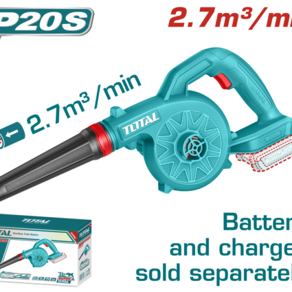 SUFLANTA – 2.7M3/MIN – LI-ION – 20V (NU INCLUDE ACUMULATOR SI INCARCATOR) – TOTAL