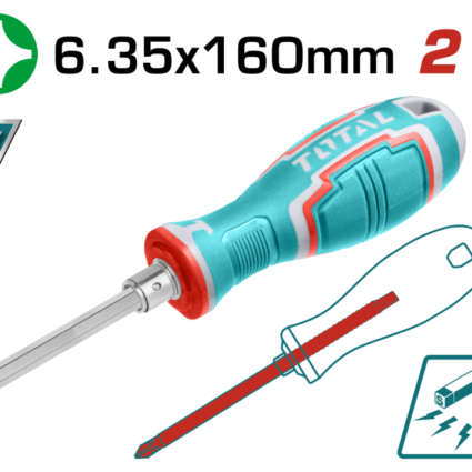 Surubelnita 2 In 1 Sl6 + Ph2, 6.35 × 160 Mm – Total