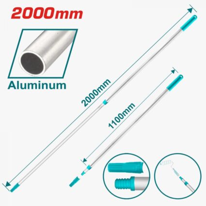 TIJA TELESCOPICA – ALUMINIU – 200CM – TOTAL