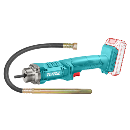 VIBRATOR DE BETON – 20V – 2.0Ah (NU INCLUDE ACUMULATOR SI INCARCATOR) – TOTAL