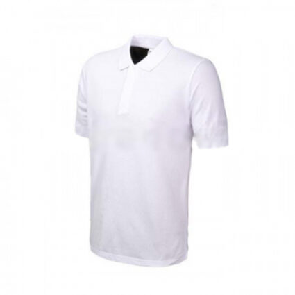 Tricou polo CONFORT marimea XXXL alb bumbac 190g/mp
