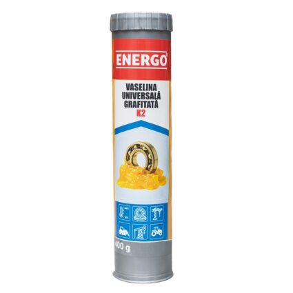 Vaselina universala grafitata LUBRIALL K2 pe baza de calciu NLGI:2 cartus 400 g