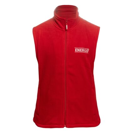 Vesta dama VENUS marimea S rosie poliester cu micro-fleece 280g/mp