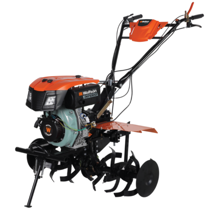 Motosapatoare 178Fa Diesel Cu 5 Seturi De Cutite, Disc Lateral Si Roti 5.00X12 – Wolfson