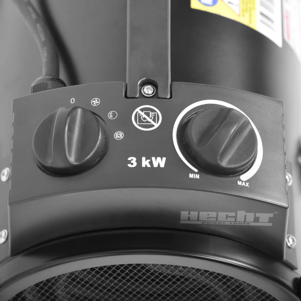 Aeroterma cu termostat-3kW 3000W - HECHT 3329 - imagine 2