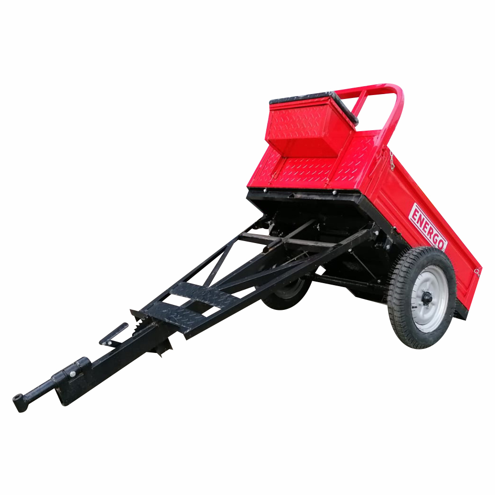 Remorca transport 500 Kg net (600 Kg brut) cu bancuta pentru motosapa - imagine 3