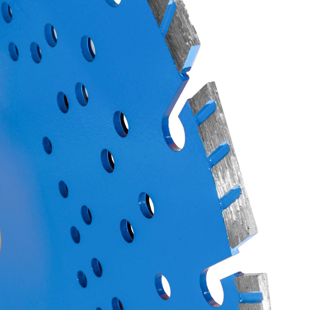 Disc diamantat taiere CONSTRUCT PRO 300x30 mm (25.4 si 20 mm) T20 sector cu pastile-turbo beton-armat pavele boltari mozaic caramida - imagine 4