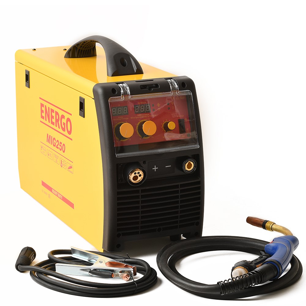 Aparat sudura MIG-MAG cu sarma MIG 250 racire gaz randament 200A/100% 400V cu accesorii - imagine 2