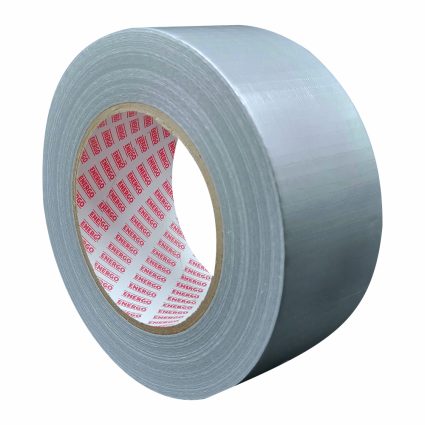 Banda adeziva cu insertie DUCT TAPE gri latime 50mm L-50m g-0.17mm suport mesh pentru reparatii