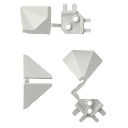 Accesorii sipca antistrop gri 6 buc