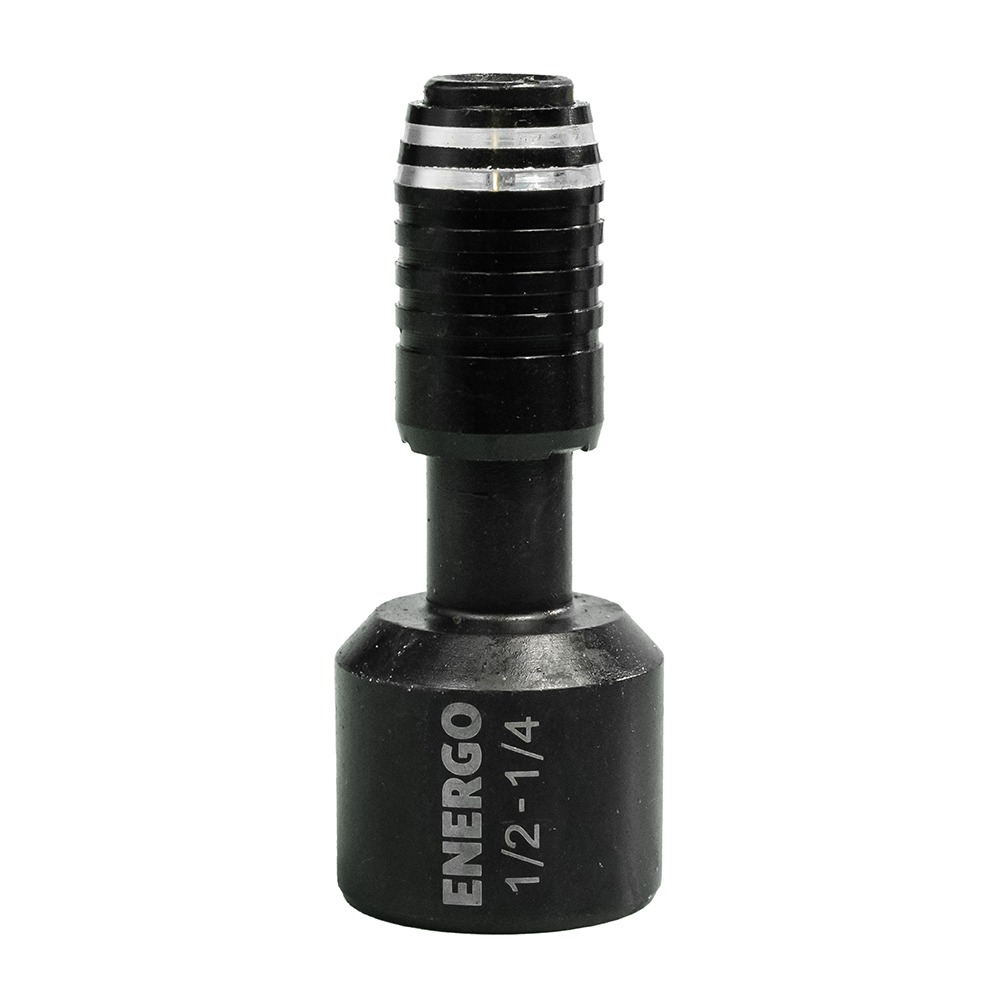 Adaptor bit impact QUICKFIX L-62mm CrV prindere patrat interior 1/2" la hexagon bit 1/4"