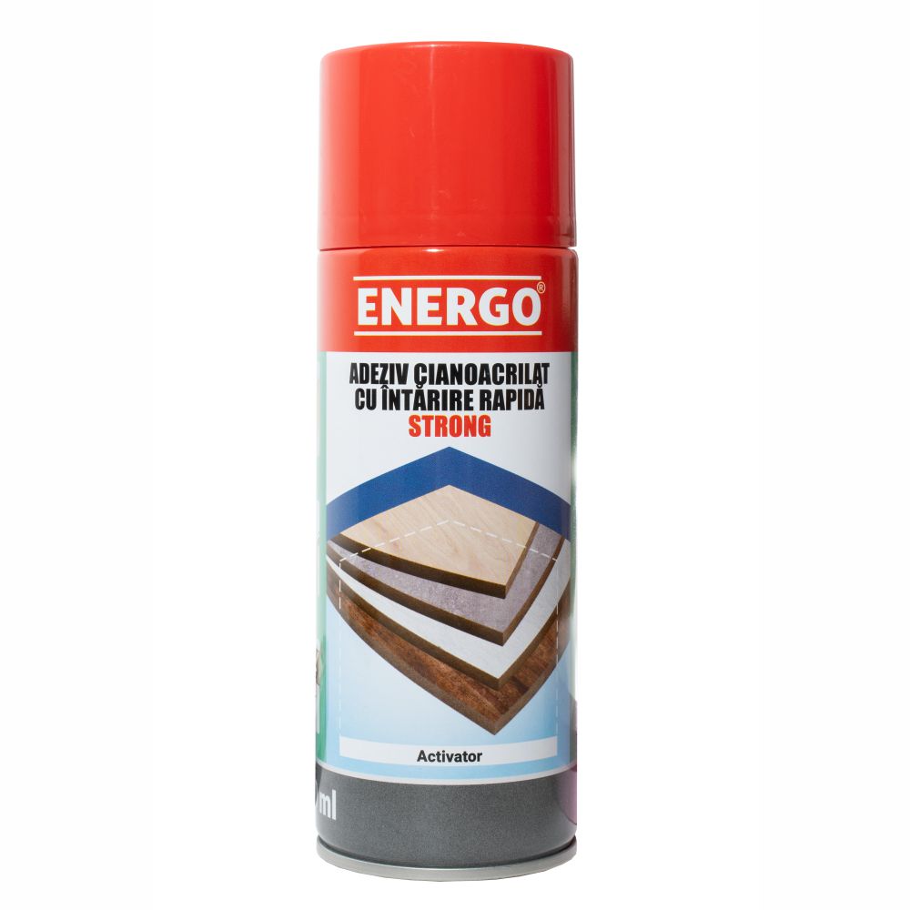 Adeziv cu intarire rapida STRONG cianoacrilat 100 grame cu activator 400 ml pentru lemn/PAL/MDF - imagine 4
