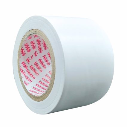 Banda adeziva BP 2351 din PVC alba latime 50mm L-20m g-0.13mm pentru matisat instalatii HVAC