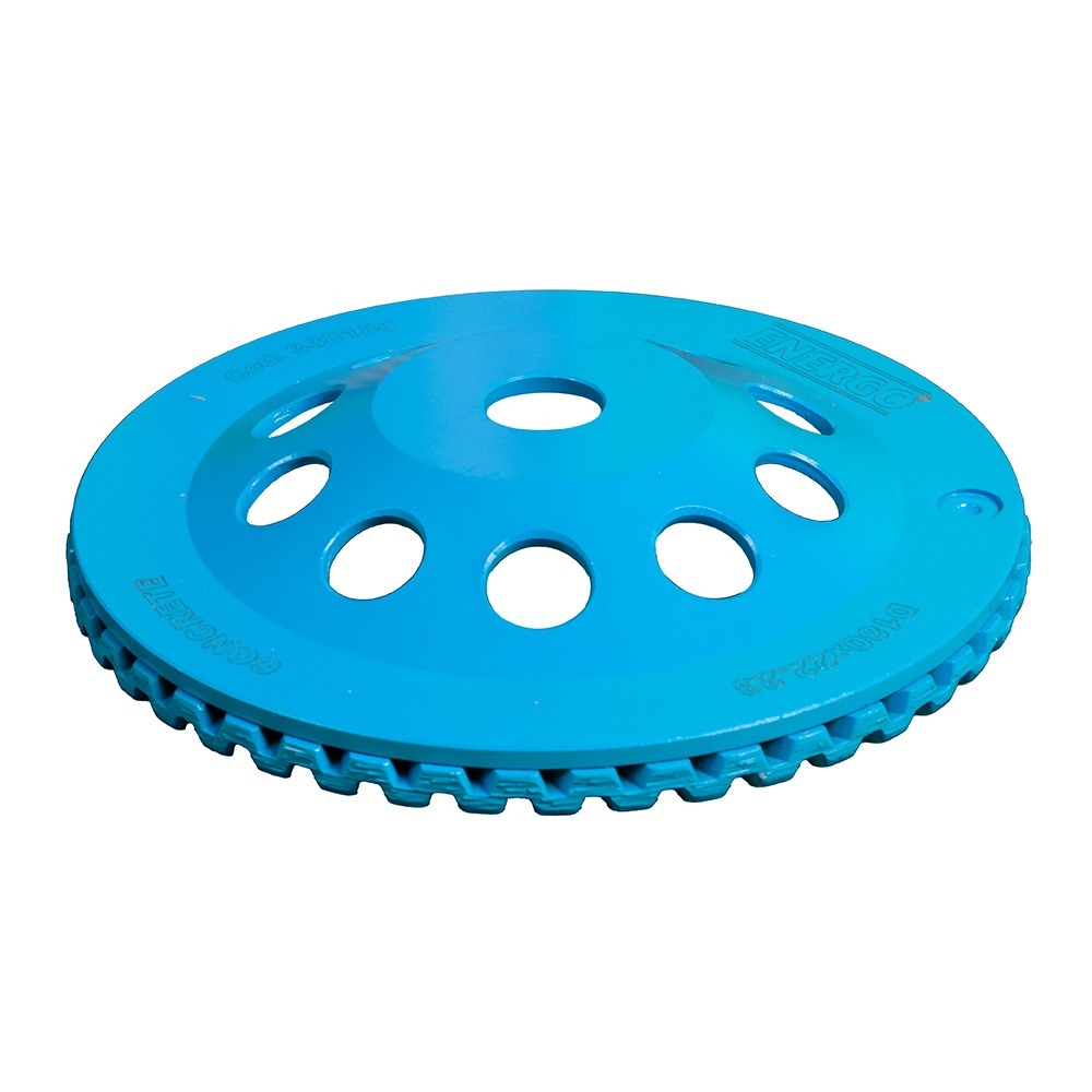 Disc diamantat slefuire tip oala SP PLUS TURBO D-180x22.23mm segment standard uz uscat pentru tencuiala/caramida - imagine 4