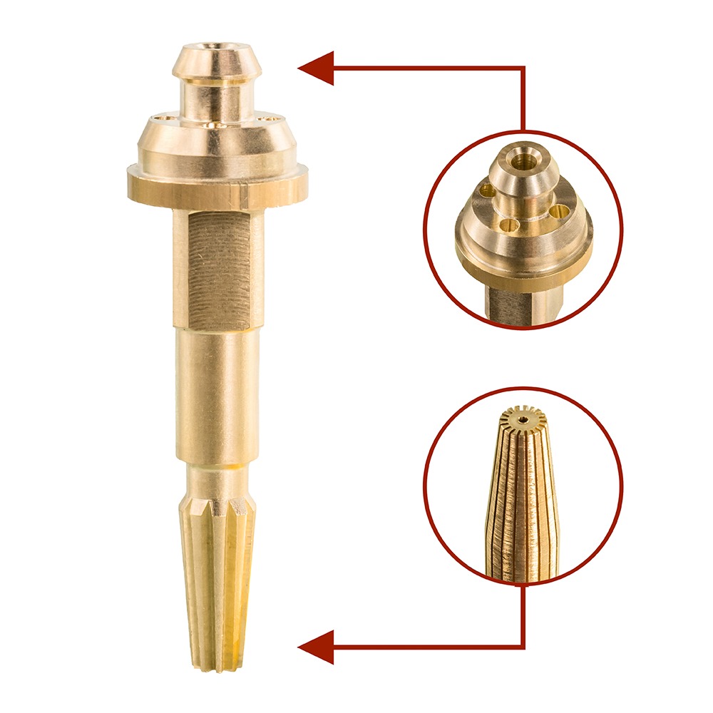 Duza taiere oxigen/propan 4420P interval 3-100 mm set 4 bucati pentru arzator 4410P - imagine 5