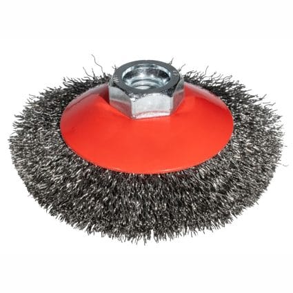 Perie sarma disc INTENSIV D-100mm M14 grosime fir 0.3mm L-20mm g-20mm despletit din inox