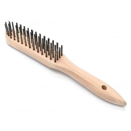 Perie sarma manuala PSM 4 randuri 3S grosime fir-0.3mm otel despletita maner lemn