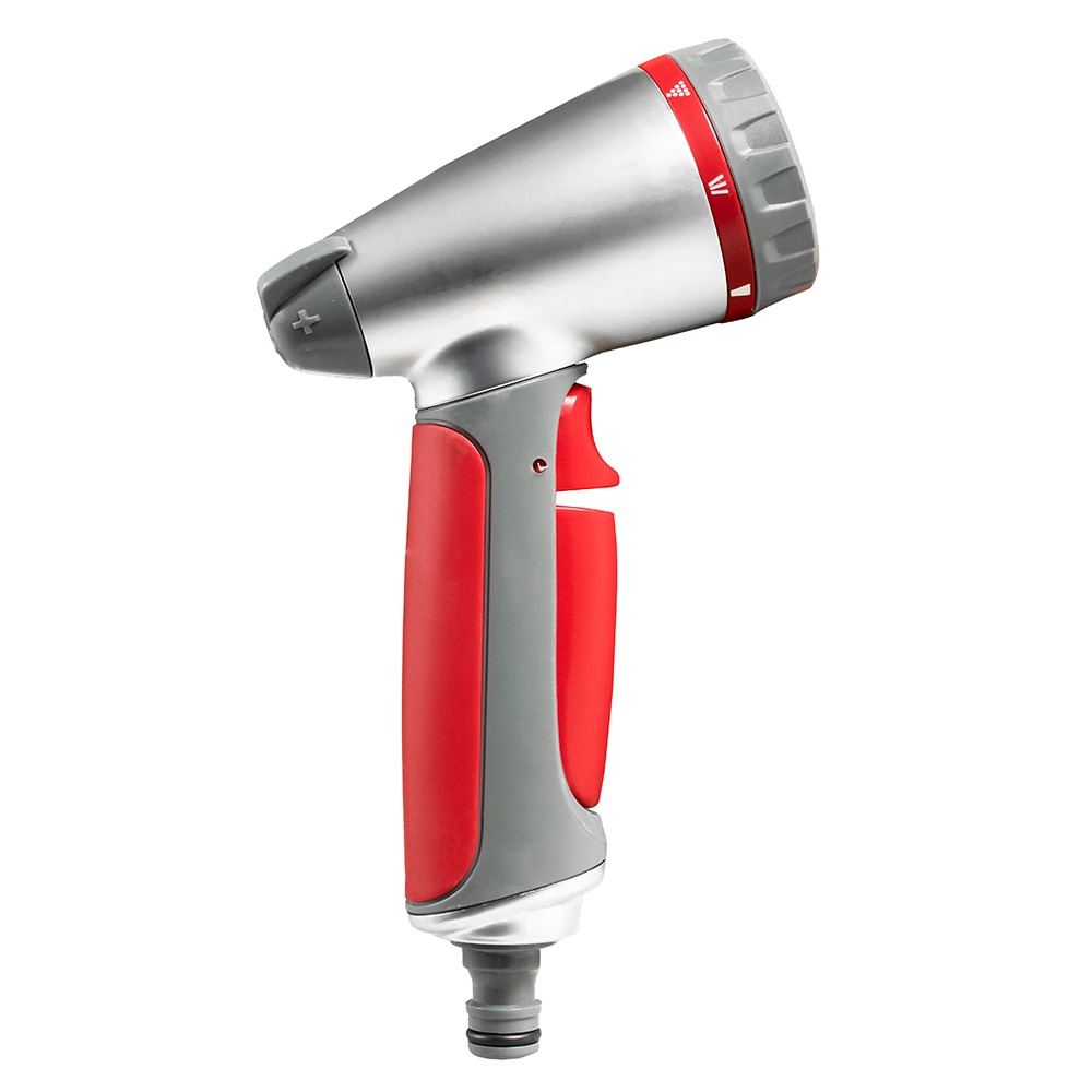 Pistol pentru stropit AQUA PLUS cu 8 functii din aluminiu - imagine 2