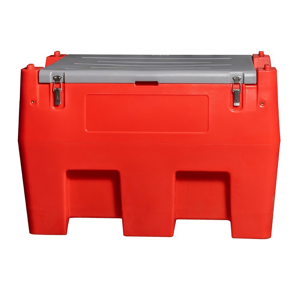 Rezervor motorina capacitate 480L din polietilena cu pompa de transfer 12V debit 55L/min debitmetru filtru furtun si pistolet - imagine 3