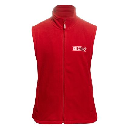 Vesta dama VENUS marimea S rosie poliester cu micro-fleece 280g/mp